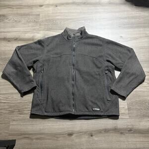 Mens REI Sweater Grey Fleece XXL